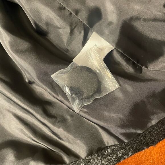 Vintage Pendleton wool black white plaid blazer jacket M - Picture 6 of 8